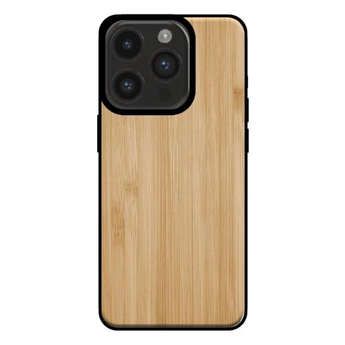 Hülle passend für Smartphonica Handyhülle für iPhone 14 Pro in Holz-Optik - Back Cover Bambus Kunstholz Hülle - Braun/Kunstholz;TPU/Back Cover Hülle passend für Smartphonica Handyhülle für iPhone 14 Pro in Holz-Optik - Back Cover Bambus Kunstholz Hülle - Braun/Kunstholz;TPU/Back Cover von Smartphonica