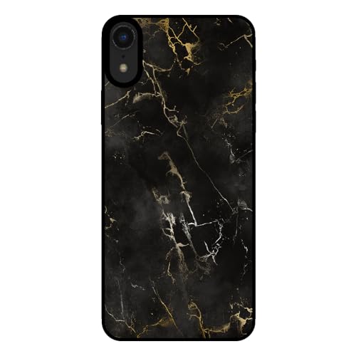 Hülle passend für Smartphonica Handyhülle für iPhone Xr mit Marmor Druck - TPU Back Cover Case Marble Design - Schwarz/Back Cover Hülle passend für Smartphonica Handyhülle für iPhone Xr mit Marmor Druck - TPU Back Cover Case Marble Design - Schwarz/Back Cover von Smartphonica