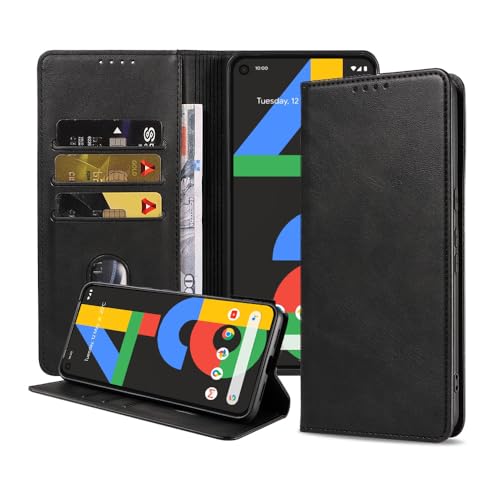 Hülle passend für Smartphonica Handyhülle passend für Google Pixel 4A Kunstleder Hülle mit Magnetverschluss und Passhalter Book Case - Schwarz/Kunstleder/Book Case Hülle passend für Smartphonica Handyhülle passend für Google Pixel 4A Kunstleder Hülle mit Magnetverschluss und Passhalter Book Case - Schwarz/Kunstleder/Book Case von Smartphonica