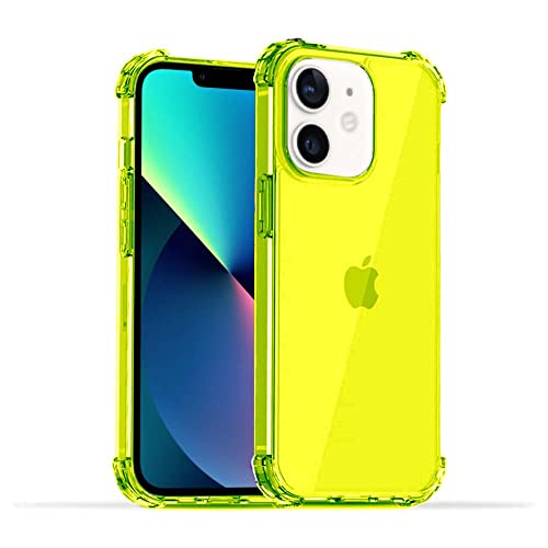 Hülle passend für Smartphonica iPhone 11 Transparent Silikon Case - Neon Gelb von Smartphonica