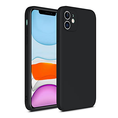 Hülle passend für Smartphonica iPhone 12 Mini Silikon Hülle mit weicher Innenseite - Schwarz/Back Cover von Smartphonica