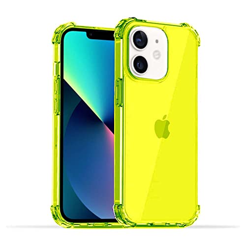 Hülle passend für Smartphonica iPhone 12 Mini transparent Silikon Case - Neon Gelb Hülle passend für Smartphonica iPhone 12 Mini transparent Silikon Case - Neon Gelb von Smartphonica
