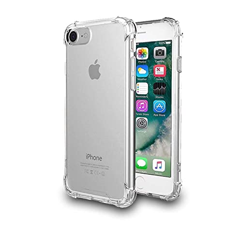 Hülle passend für Smartphonica iPhone SE(2020) transparente Hülle flexibel mit Stoßkante/Silikon/Back Cover von Smartphonica