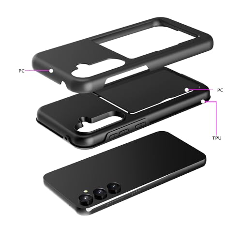 Smartphonica Handyhülle Geeignet für Samsung Galaxy S24 Plus Starke TPU mit Kartenhalter - TPU Strong Case mit Kartenslot - Schwarz Smartphonica Handyhülle Geeignet für Samsung Galaxy S24 Plus Starke TPU mit Kartenhalter - TPU Strong Case mit Kartenslot - Schwarz von Smartphonica