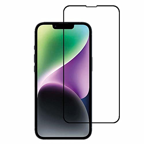 panzerglas passend für Smartphonica Full Cover Tempered Glass Schutzfolie für iPhone 14 aus gehärtetem Glas mit abgerundeten Ecken von Smartphonica