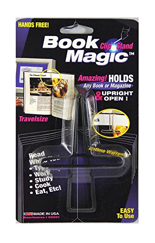 Book Magic Book Clip & Ständer (schwarz) von Smartwares