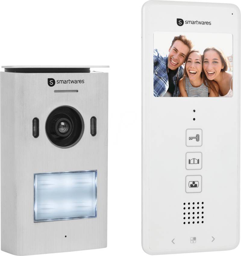 SW DIC-22112 - Video-Türsprechanlage für 1 Wohneinheit von Smartwares