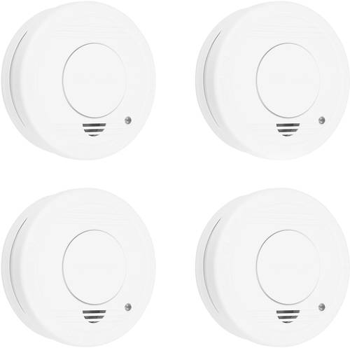 Smartwares Rauchwarnmelder 4er Set batteriebetrieben von Smartwares