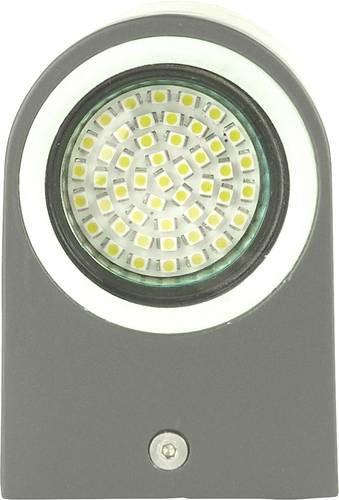 Smartwares SMD-LED Wandleuchte Bastia/schwarz 10.010.51 LED-Wandleuchte GU10 6W LED Schwarz von Smartwares