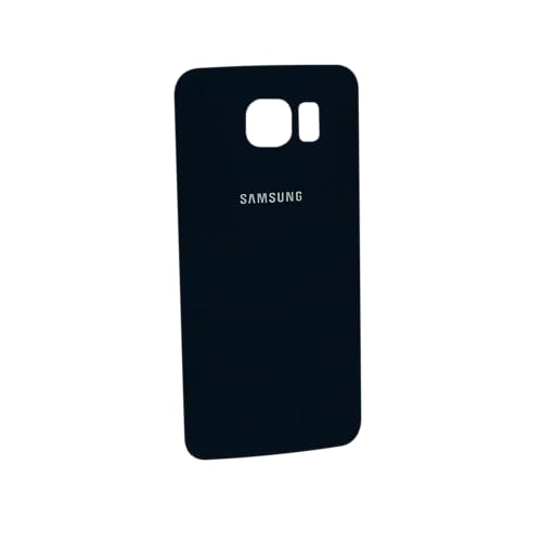 Samsung Galaxy S6 SM-G920F Backcover/Akkudeckel schwarz vorverklebt von Smatano