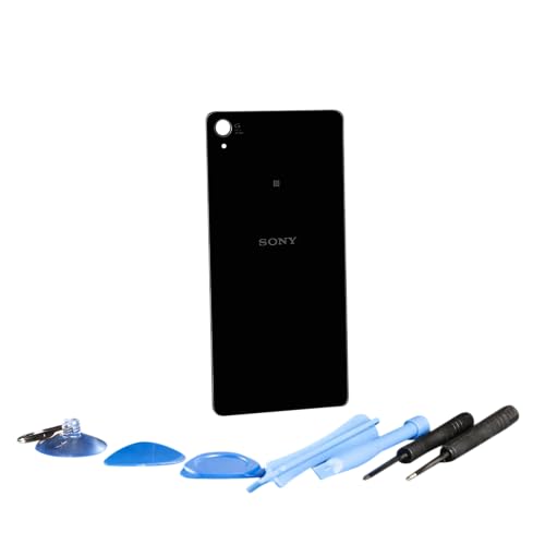 Smartphone Backcover/Akkudeckel passend für Sony Xperia Z3 schwarz vorverklebt von Smatano