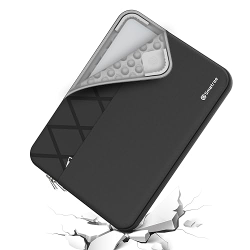 Smatree 16 Zoll Anti-Shock Laptop Sleeve Case und Tasche Wasserdichte schützende Slim Cover Tailored für 16 Zoll GIGABYTE AORUS 16X 9KG/9SG/AKG 2024, AERO 16 OLED BKF/BSF Laptop Tasche, Schwarz (E613) von Smatree