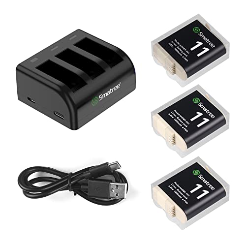 Smatree Akku 3-Pack1800mAh Kompatibel für GoPro Hero 12, GoPro Hero 11, GoPro Hero 10 und GoPro Hero 9,3-Kanal Akku Schnellladegerät Kompatibel mit GoPro Hero 12/11/10/9 Akku Smatree Akku 3-Pack1800mAh Kompatibel für GoPro Hero 12, GoPro Hero 11, GoPro Hero 10 und GoPro Hero 9,3-Kanal Akku Schnellladegerät Kompatibel mit GoPro Hero 12/11/10/9 Akku von Smatree
