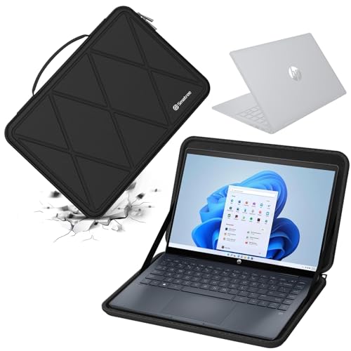 Smatree Hard Eva Protective Sleeve Case Kompatibel für 14 Zoll HP Pavilion Plus Laptop 14t-eh100/14-eh1047nr, für HP Dragonfly Pro, für ZBOOK Firefly 14 Mobile Workstation Notebook Tasche (M56) von Smatree