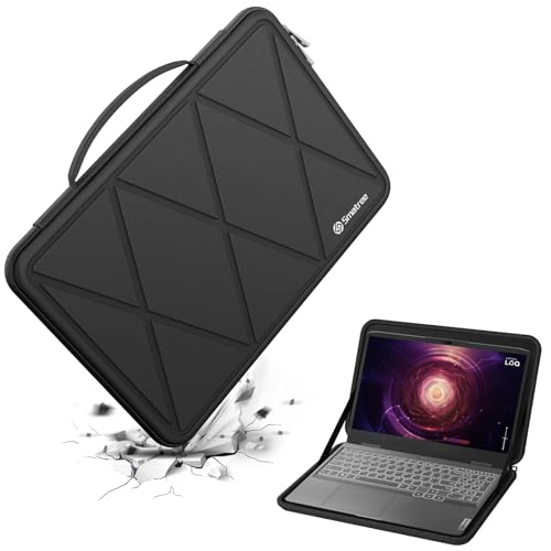 Smatree Hard Eva Schutzhülle Case Kompatibel für 15 Zoll Lenovo LOQ 15IRH8 Gaming Laptop, für 15 Zoll IdeaPad Gaming 3 /Gaming 3i Gen 7, für 15,6 Zoll LOQ 15APH8, 16 Zoll Legion 7 Gen 7 (M103) von Smatree