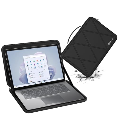 Smatree Hard Eva Schutzhülle Case Kompatibel für 15 Zoll Microsoft Surface Laptop 5, für 15 Zoll Microsoft Surface Laptop 4, für Microsoft Surface Laptop 3, Anti-Shock Tasche (M77) von Smatree
