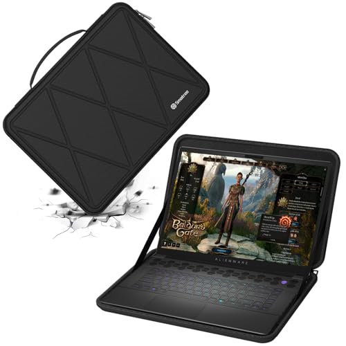 Smatree Hard Eva Schutzhülle Case Kompatibel für 16 Zoll Dell Alienware m16 Gaming Laptop (Nicht geeignet für Alienware m16 R2 Gaming Laptop!) (M123) von Smatree