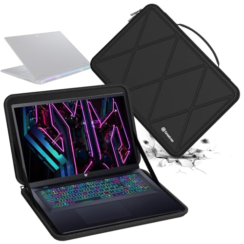 Smatree Hard Eva Schutzhülle Case kompatibel für 18 Zoll Acer Predator Helios 18 AI, für 18 Zoll Acer Predator Helios 18 Gaming Laptop - PH18-71-756U,Wasserdicht und Anti-Shock Sleeve (X8332) von Smatree