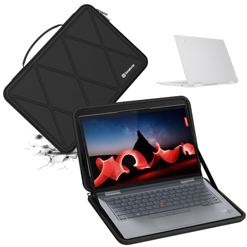 Smatree Hard Eva Schutzhülle Kompatibel für 14 Zoll Lenovo ThinkPad X1 Yoga Gen 8/7/6 2 in 1, für ThinkPad X1 Carbon Gen 11/10, für IdeaPad Flex 5i/5 2 in 1, ThinkBook 14 Gen 6 Laptop Tasche (M56) von Smatree