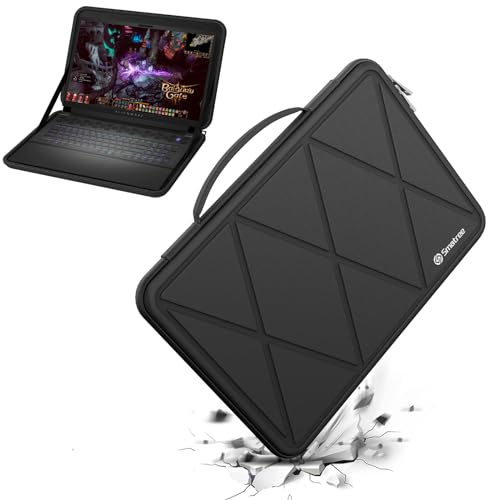 Smatree Hard Eva Schutzhülle Kompatibel für 18 Zoll Alienware m18 Gaming Laptop, für Alienware m18 R2 Gaming Laptop, wasserdicht Slim Sleeve Case für 18 Zoll Dell Gaming Laptop (M134) von Smatree