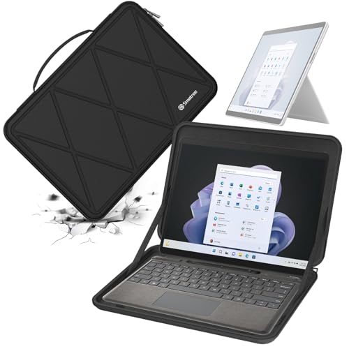 Smatree Hard Eva Schutzhülle Tasche Kompatibel für 13 Zoll Microsoft Surface Pro 9,Microsoft Surface Pro 8 Notebook Tasche (M26) von Smatree