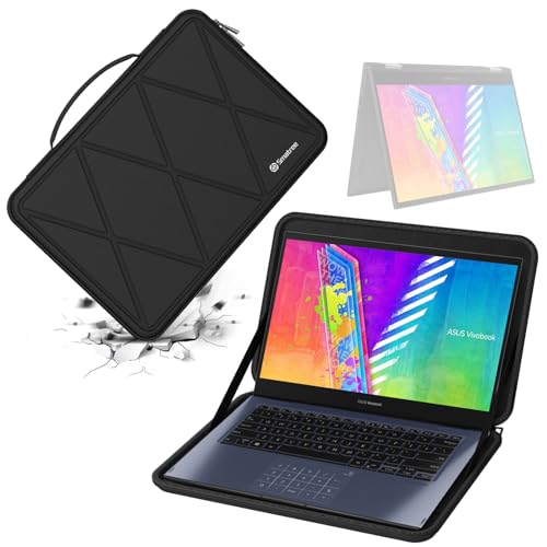 Smatree Hard Eva Schutzhülle Tasche Kompatibel für 14 Zoll ASUS Vivobook Go 14 Flip (J1400), für ASUS Vivobook 14 Notebook Tasche (M54) von Smatree