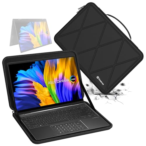 Smatree Hard Eva Schutzhülle Tasche Kompatibel für 14 Zoll ASUS Zenbook 14 Flip OLED (UP3404) Notebook Tasche (M52) von Smatree