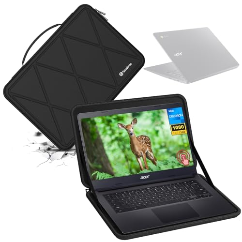 Smatree Hard Eva Schutzhülle Tasche Kompatibel für 14 Zoll Acer Chromebook 314-CB314-3H-C41F, für Aspire Vero Green Laptop-AV14-51-59UW, für Aspire 5 Laptop-A514-54-32RS Notebook Tasche (M66) von Smatree