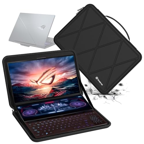 Smatree Hard Eva Schutzhülle Tasche Kompatibel für 15,6 Zoll ASUS 2021 ROG Zephyrus Duo 15 SE GX551QS-XS99/GX551QS-XS98/GX551QS-XB99 Laptop Slim und Anti-Shock Case Notebook Tasche (M107) von Smatree