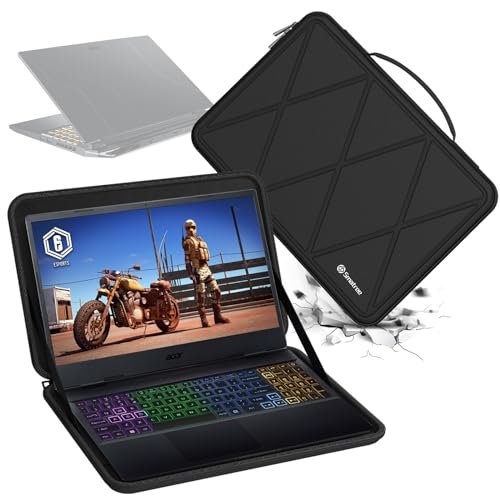 Smatree Hard Eva Schutzhülle Tasche Kompatibel für 15,6 Zoll Acer Nitro 5 Gaming Laptop Slim und Anti-Shock Case Notebook Tasche (M107) von Smatree