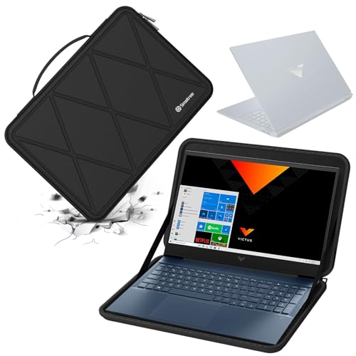 Smatree Hard Eva Schutzhülle Tasche Kompatibel für 16,1 Zoll HP Victus Gaming Laptop 16t-r000/16t-s000/16-s0097nr/16-r0097nr, für 16,1 Zoll HP Omen Gaming Laptop Notebook Tasche (M105) von Smatree