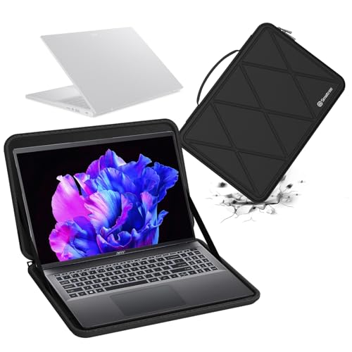 Smatree Hard Eva Schutzhülle Tasche Kompatibel für 16 Zoll Acer Swift Go 16- SFG16-71-52S/SFG16-72T-95LG Laptop, für Swift Go 16 SFG16-71-75FJ Laptop Anti-Shock Notebook Tasche(M86) von Smatree