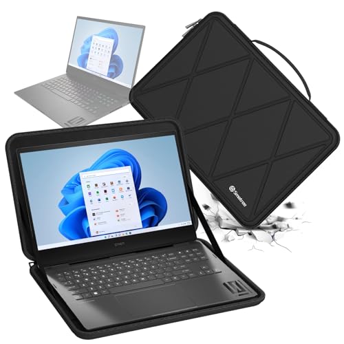 Smatree Hard Eva Schutzhülle Tasche Kompatibel für 16 Zoll HP Omen Transcend Laptop 16-U0097NR/16-u1047nr, für 16,1 Zoll HP Omen Transcend Gaming Laptop 16t-u100 Notebook Tasche (M107) von Smatree