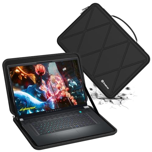 Smatree Hard Eva Schutzhülle Tasche Kompatibel für 17,3 Zoll Dell Alienware x17 R2 Gaming Laptop, für Alienware m17 R5 Gaming Laptop 17,3 Zoll Slim und Anti-Shock Case Notebook Tasche (M131) von Smatree