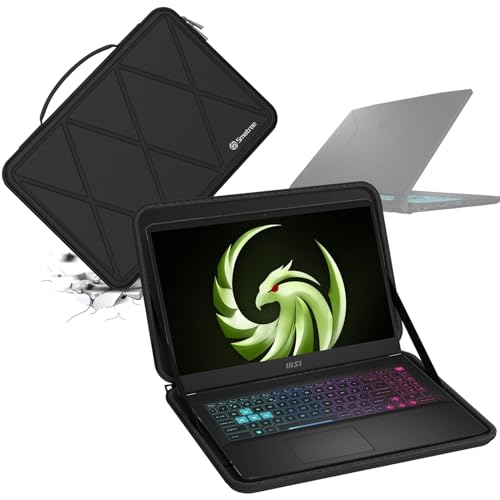 Smatree Hard Eva Schutzhülle Tasche Kompatibel für 17,3 Zoll MSI Alpha 17 B5EEK-007/B5EEK-022 Laptop, 17,3 Zoll MSI Bravo 17 C7VFK-039US Laptop Notebook Tasche(M125) von Smatree