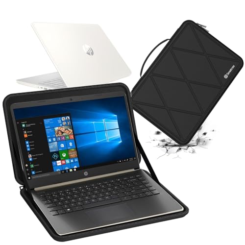 Smatree Hard Eva Schutzhülle Tasche kompatibel für 14 Zoll HP Laptop - 14t-dq300/14t-dq500/14-fq2097nr Laptop und Anti-Shock Tasche (M63) von Smatree