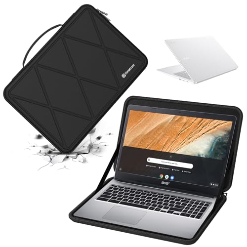 Smatree Hard Eva Schutzhülle Tasche kompatibel für 15,6 Zoll Acer Chromebook 315 - CB315-4HT-C2HP/315 - CB315-4H-C2E4, für 15,6 Zoll Acer TravelMate P2 TMP215-54-76JG Laptop wasserdichte Tasche (M90) von Smatree