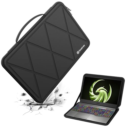 Smatree Hard Eva Schutzhülle Tasche kompatibel für 15,6 Zoll MSI Alpha 15 A3DD-004 Laptop wasserdichte Hülle (M89) von Smatree