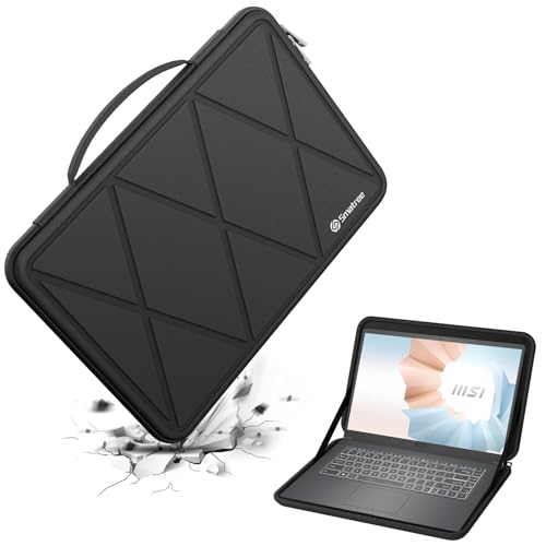 Smatree Hard Eva Schutzhülle Tasche kompatibel für 15,6 Zoll MSI Modern 15 A5M/A11M/A11MU/B11M Serie Laptop, für 15,6 Zoll MSI Prestige 15 A12UD/A12SC Serie, für MSI Summit B15 A11M Laptop(M82) von Smatree
