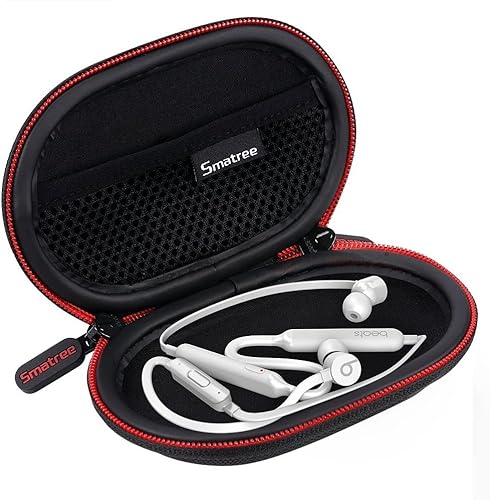 Smatree Harte Aufbewahrungskoffer, Tragbare Reißverschlusstasche für BeatsX/Powerbeats 2/ Powerbeats 3/ Powerbeats 4 Kopfhörer von Smatree