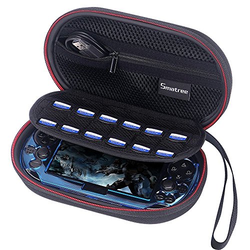 Smatree P100L Tragetasche Kompatibel für PS Vita 1000, PSV 2000, PS Vita PCH-2000, PSP 3000 mit Hülle (Konsole, Zubehör und Hülle NICHT im Lieferumfang enthalten) von Smatree