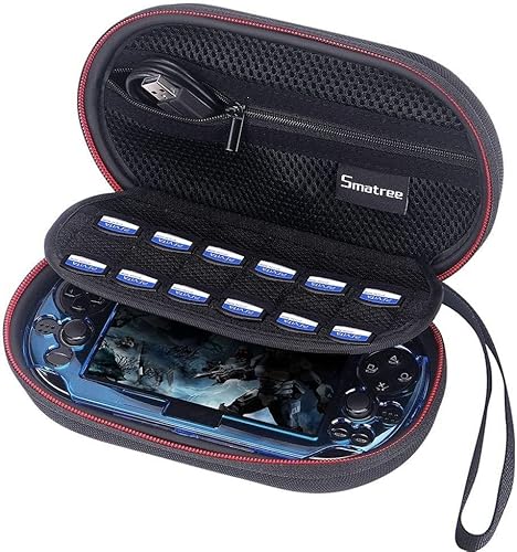 Smatree Tragetasche Kompatibel mit PS Vita 1000/ PS Vita 2000/ PSV 2000/ PSP 3000 mit Abdeckung, PS Vita Schlanke Hülle, PS Vita Game Case, PS Vita Zubehör, NICHT enthalten Konsole Smatree Tragetasche Kompatibel mit PS Vita 1000/ PS Vita 2000/ PSV 2000/ PSP 3000 mit Abdeckung, PS Vita Schlanke Hülle, PS Vita Game Case, PS Vita Zubehör, NICHT enthalten Konsole von Smatree