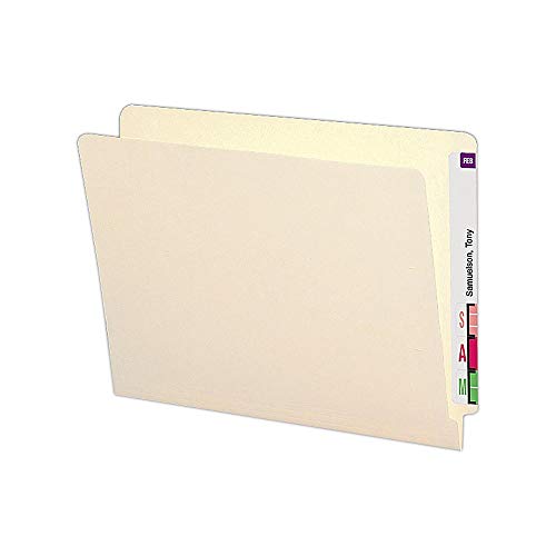 Smead End Tab File Folder, Shelf-Master Reinforced Straight-Cut Tab, Letter Size, Manila, 100 per Box (24109) von Smead