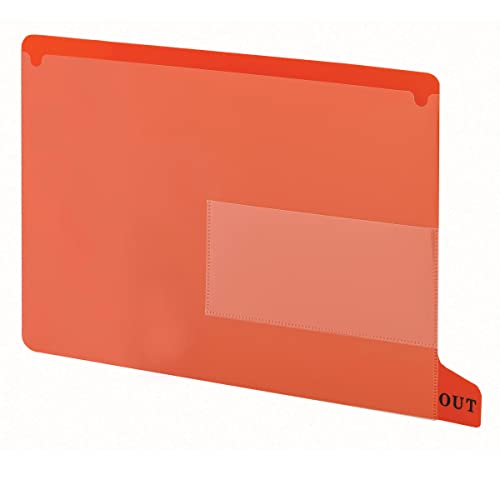 Smead Endlasche Poly Out Guide 2 Pocket Bottom Position Tab Letter Size Red 25 Pro Box (61950) von Smead