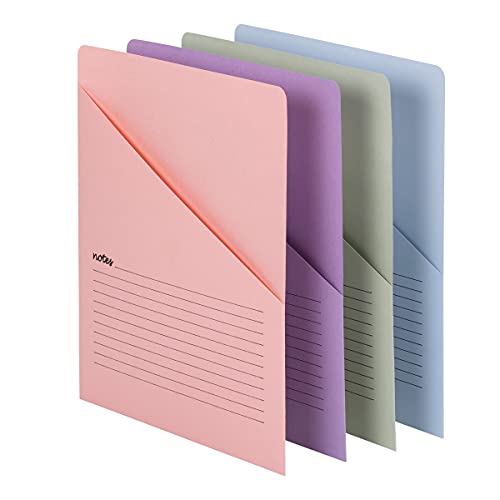 Smead Organized Up Notes Slash Aktenhülle, Briefgröße, verschiedene Farben, 12 Stück pro Packung (75429) von Smead