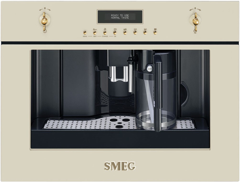 CMS8451P Einbau-Kaffee-Vollautomat creme von Smeg