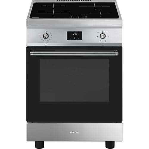 CUISINIÈRE C6IMXT2 SINFONIA 4 INDUCTIONS INOX/ VERRE NOIR CUISINIÈRE C6IMXT2 SINFONIA 4 INDUCTIONS INOX/ VERRE NOIR von Smeg