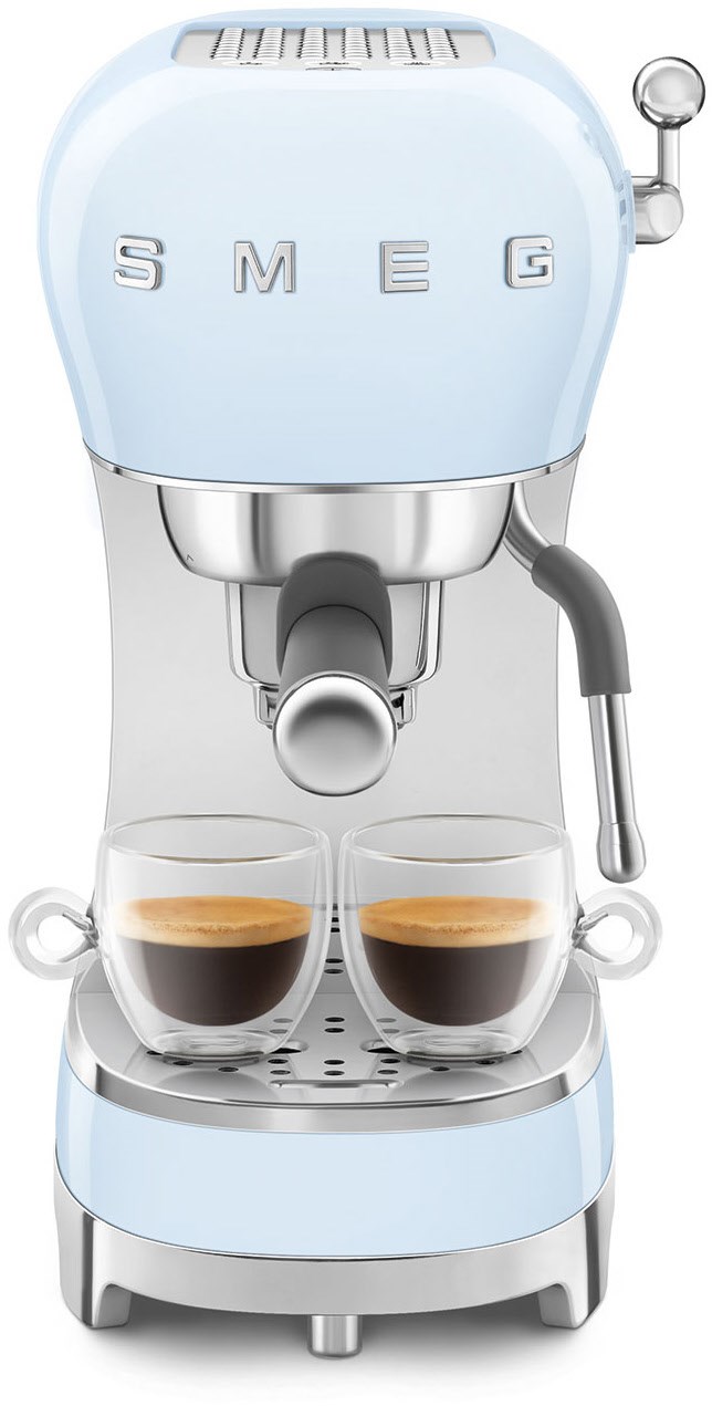 ECF02PBEU Siebträgermaschine pastellblau von Smeg