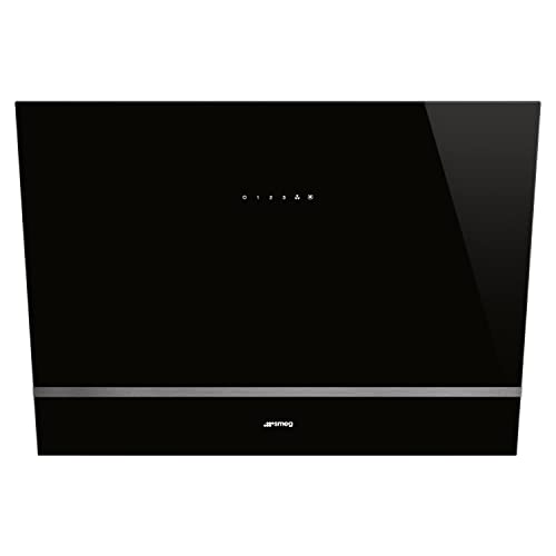 HOTTE VERTICALE SMEG KV28N LINEA VERRE NOIR von Smeg