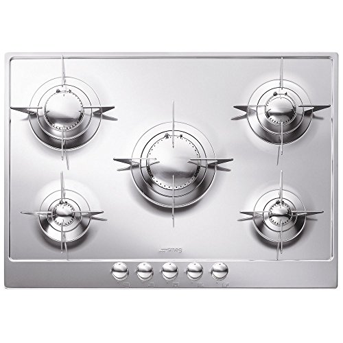 SMEG Gaskochfeld PIANO - P705ES, Edelstahl poliert SMEG Gaskochfeld PIANO - P705ES, Edelstahl poliert von Smeg